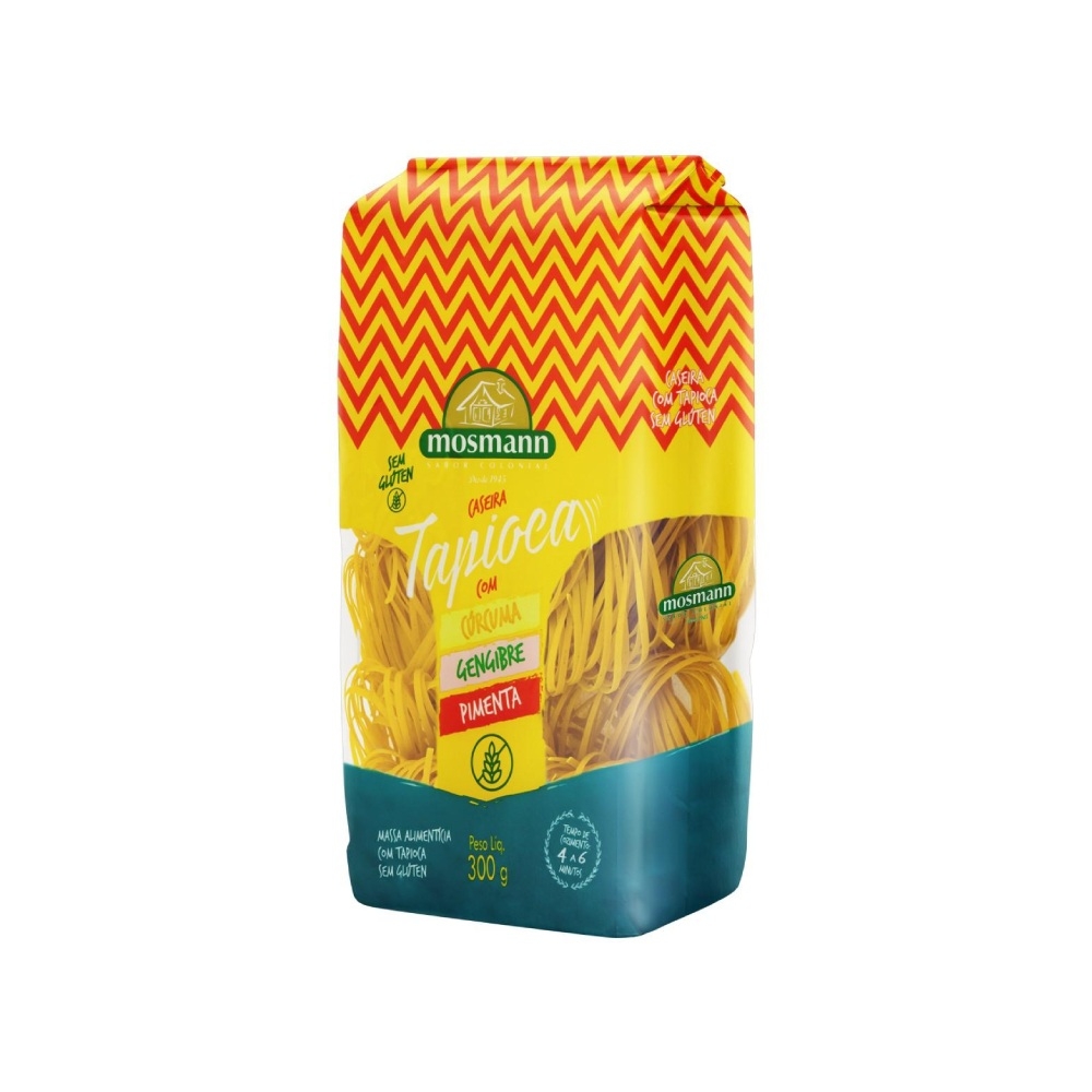 TH Food | Massa Sem Glúten de Tapioca com Cúrcuma e Gengibre 300g