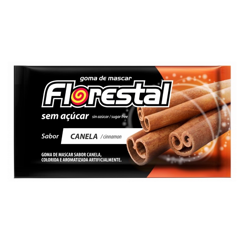 TH Food | Chicle Laminado Canela 8,47g - Caixa com 15 Unidades