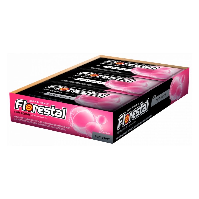 TH Food | Chicle Laminado Tutti Frutti 8,47g - Caixa com 15