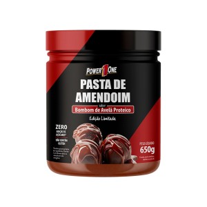 Pasta de Amendoim Power1One - Bombom de Avela Proteico 650 G